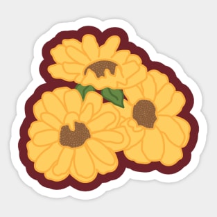 Sunflowers Sticker